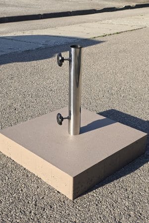 Stojaki do parasoli TN 55 z rurą nierdzewną