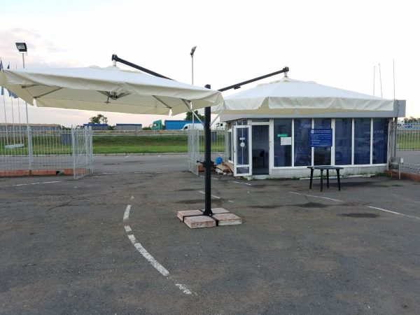 Parasol wspornikowy w kształcie litery „T” 3,5x7m „Double Palermo” - obrazek 2