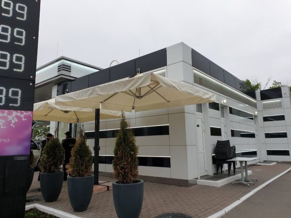 Parasol wspornikowy w kształcie litery „T” 3,5x7m „Double Palermo” - obrazek 7