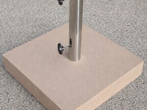 Stojaki do parasoli TN 55 z rurą nierdzewną