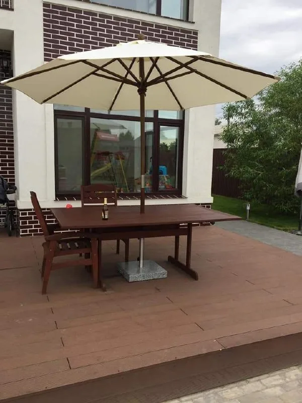 Parasol zewnętrzny De-Luxe, okrągła kopuła. Średnica kopuły 3m - obrazek 6