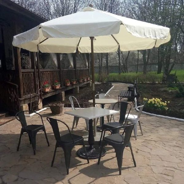 Parasol zewnętrzny De-Luxe, okrągła kopuła. Średnica kopuły 3m - obrazek 7