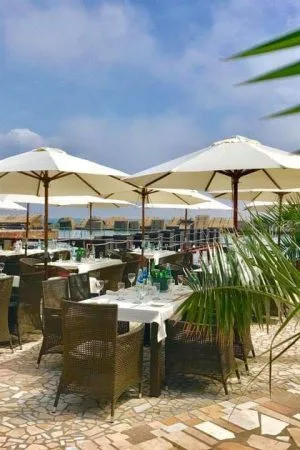 Parasol zewnetrzny De Luxe okragla kopula