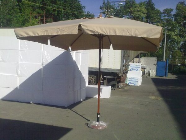 Parasol zewnętrzny Milan, kwadratowa kopuła 3x3m - obrazek 4