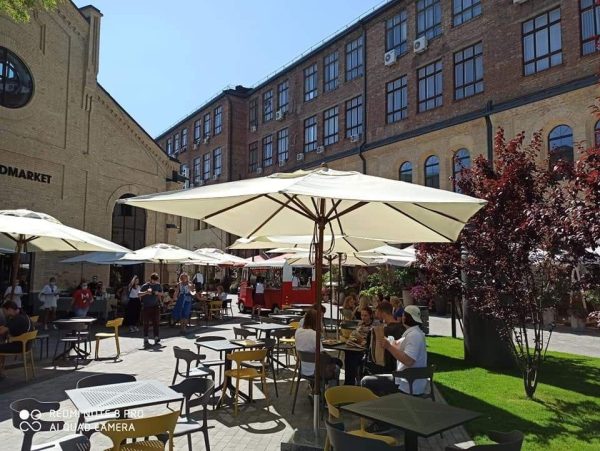 Parasol zewnętrzny Milan, kwadratowa kopuła 3x3m - obrazek 7