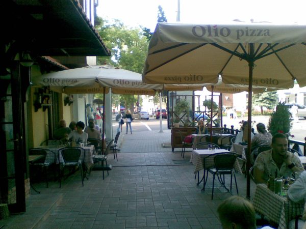 Parasol zewnętrzny Milan, kwadratowa kopuła