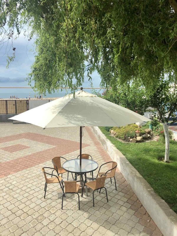 Parasol zewnętrzny Solo, okrągła kopuła. Średnica kopuły 4m - obrazek 5