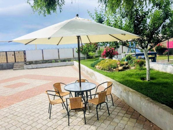 parasol zewnętrzny solo okrągła kopuła