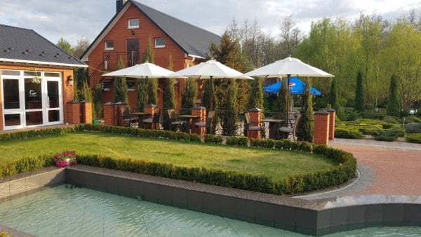 Parasol zewnętrzny Toronto, kwadratowa kopuła 2,5×2,5 m - obrazek 2