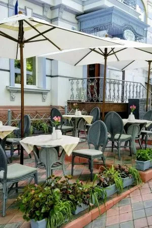 parasol zewnętrzny Toronto kwadratowa kopuła