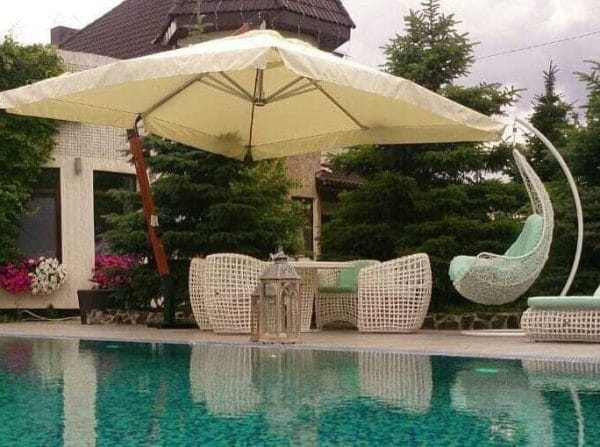 parasol zewnetrzny wspornikowy xl jednokopulowy 3x3