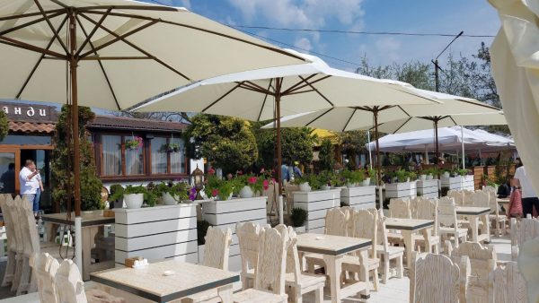 Parasol zewnętrzny Praha, kopuła prostokątna - obrazek 7